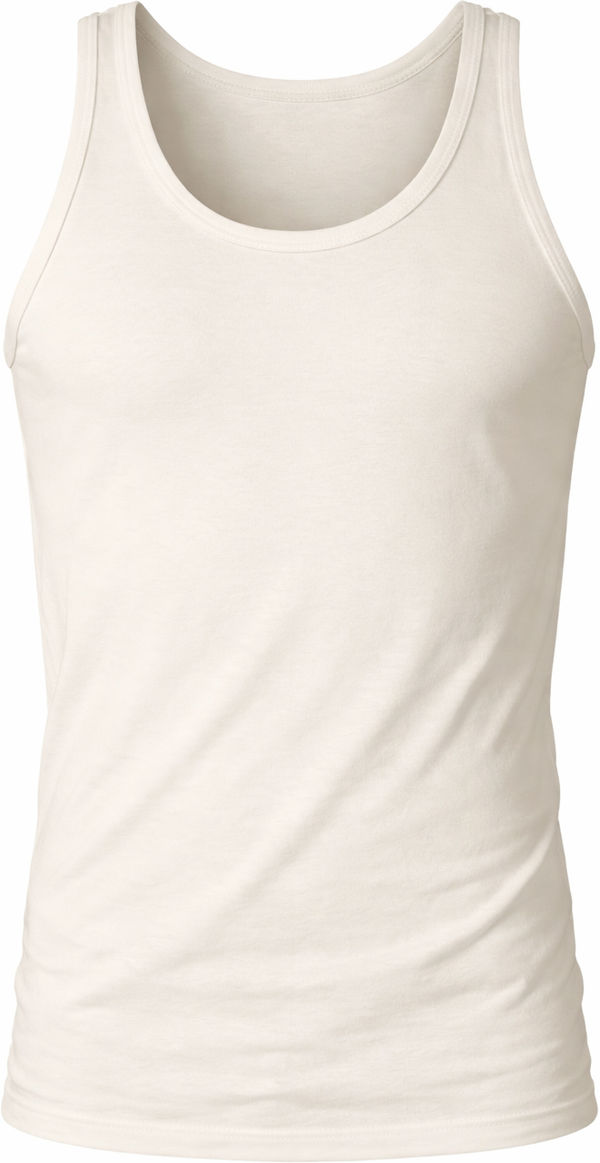 An image of a Custom Jerico Unisex Bamboo Tank Top in Natural!