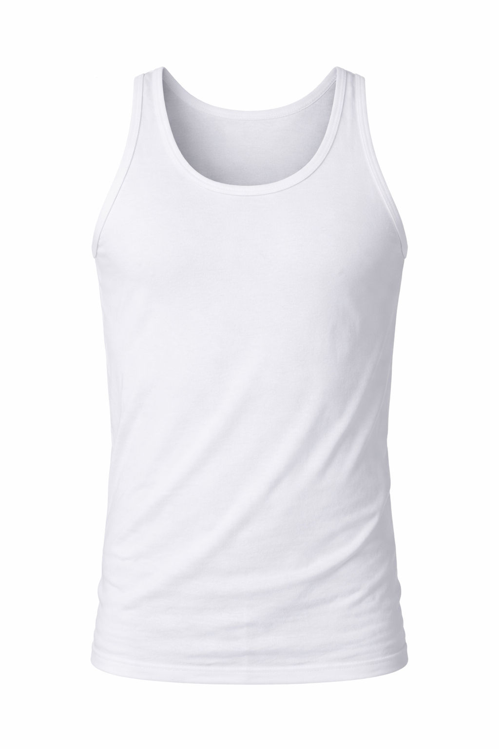 Jerico Unisex Bamboo Tank Top in White