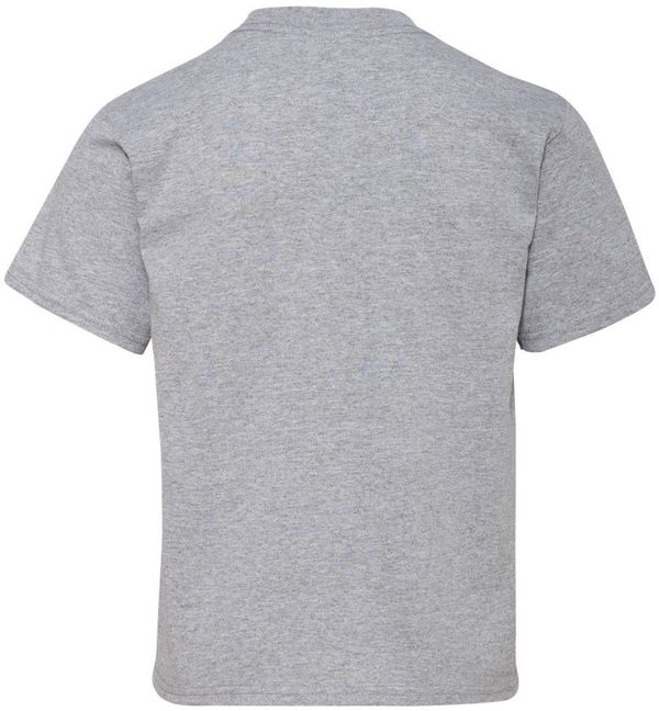 Am image of a Custom JERZEES DriPower Youth Fifty Fifty T Shirt in Athletic Heather!
