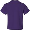 Am image of a Custom JERZEES DriPower Youth Fifty Fifty T Shirt in Deep Purple!