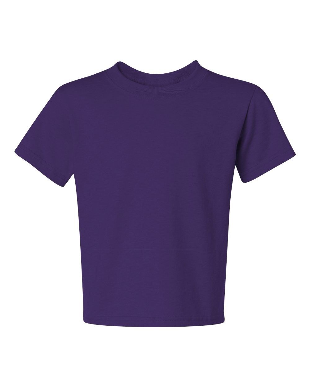 JERZEES DriPower Youth Fifty Fifty T Shirt in Deep Purple