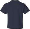 Am image of a Custom JERZEES DriPower Youth Fifty Fifty T Shirt in J. Navy!