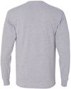 Am image of a Custom Jerzees DriPower Long Sleeve Fifty Fifty TShirt in Athletic Heather!