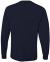 Am image of a Custom Jerzees DriPower Long Sleeve Fifty Fifty TShirt in Black!