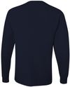 Am image of a Custom Jerzees DriPower Long Sleeve Fifty Fifty TShirt in J. Navy!