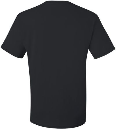 Am image of a Custom JERZEES DriPower 50 50 T Shirt in Black!