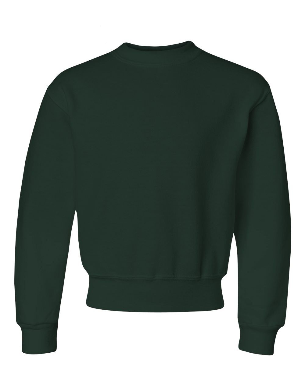 JERZEES NuBlend Youth Crewneck Sweatshirt in Forest Green