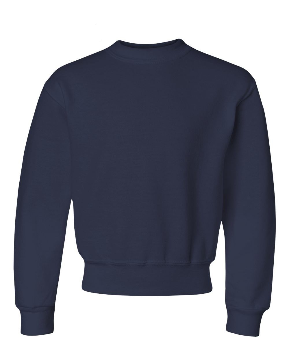 JERZEES NuBlend Youth Crewneck Sweatshirt in J. Navy