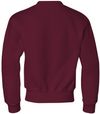 Am image of a Custom JERZEES NuBlend Youth Crewneck Sweatshirt in Maroon!