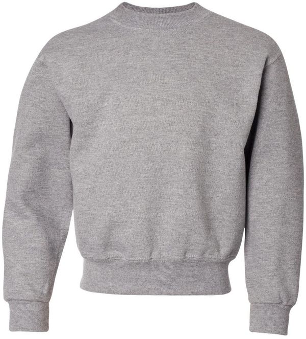 An image of a Custom JERZEES NuBlend Youth Crewneck Sweatshirt in Oxford!