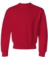 Am image of a Custom JERZEES NuBlend Youth Crewneck Sweatshirt in True Red!