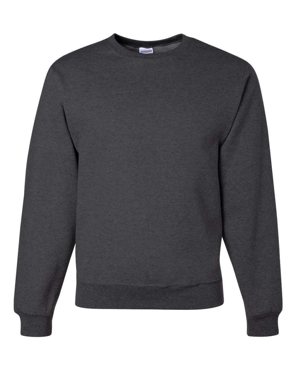 JERZEES NuBlend Crewneck Sweatshirt in Black Heather