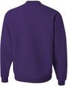 Am image of a Custom JERZEES NuBlend Crewneck Sweatshirt in Deep Purple!