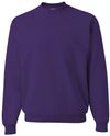 Am image of a Custom JERZEES NuBlend Crewneck Sweatshirt in Deep Purple!
