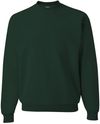 Am image of a Custom JERZEES NuBlend Crewneck Sweatshirt in Forest Green!