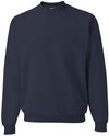 Am image of a Custom JERZEES NuBlend Crewneck Sweatshirt in J Navy!