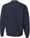 Am image of a Custom JERZEES NuBlend Crewneck Sweatshirt in J Navy!