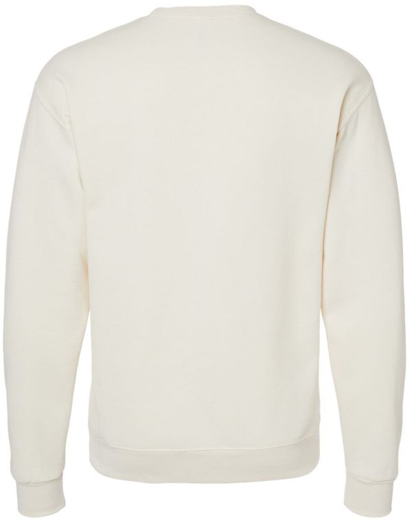 Am image of a Custom JERZEES NuBlend Crewneck Sweatshirt in Sweet Cream Heather!