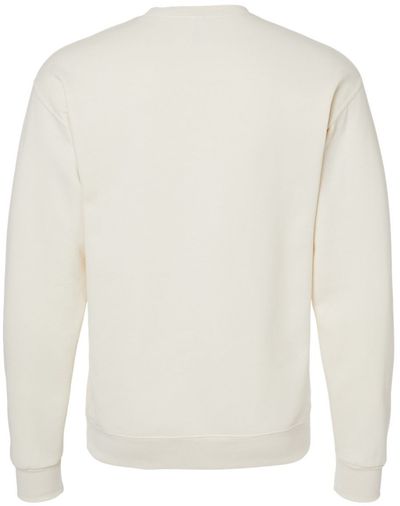 Am image of a Custom JERZEES NuBlend Crewneck Sweatshirt in Sweet Cream Heather!