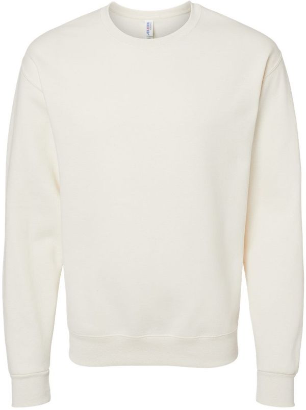 Am image of a Custom JERZEES NuBlend Crewneck Sweatshirt in Sweet Cream Heather!