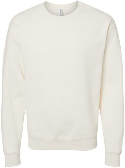 Am image of a Custom JERZEES NuBlend Crewneck Sweatshirt in Sweet Cream Heather!