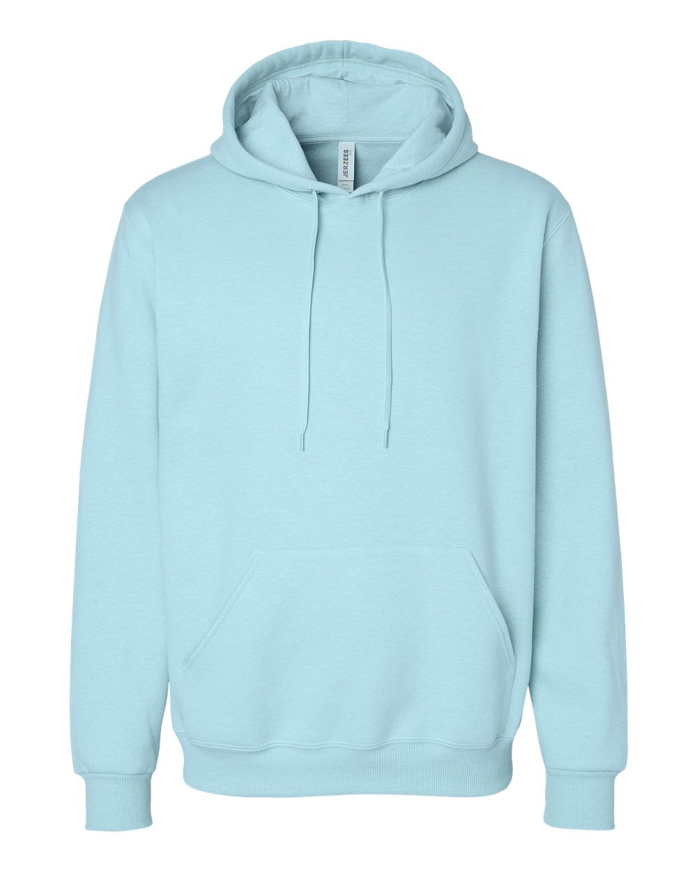 Jerzees Premium Eco Blend Ringspun Hooded Sweatshirt in Cloud Heather