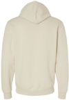 Am image of a Custom Jerzees Premium Eco Blend Ringspun Hooded Sweatshirt in Putty!