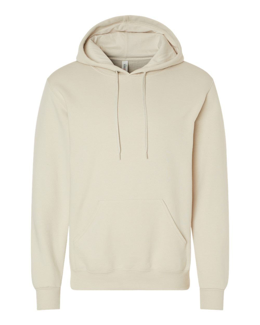 Jerzees Premium Eco Blend Ringspun Hooded Sweatshirt in Putty