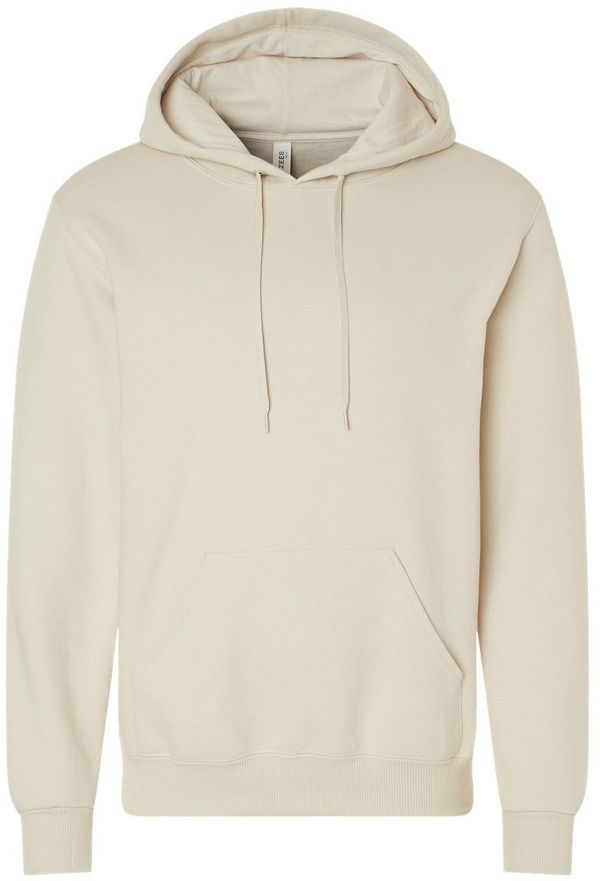 Am image of a Custom Jerzees Premium Eco Blend Ringspun Hooded Sweatshirt in Putty!