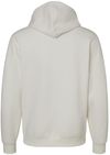 Am image of a Custom Jerzees Premium Eco Blend Ringspun Hooded Sweatshirt in Sweet Cream Heather!