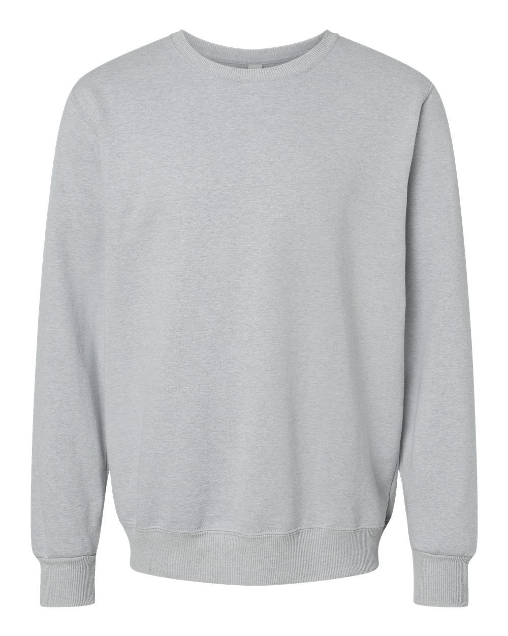 Plain grey hot sale crew neck