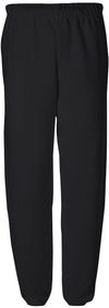 Am image of a Custom JERZEES NuBlend Sweatpants in Black!