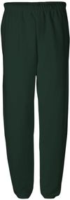 Am image of a Custom JERZEES NuBlend Sweatpants in Forest Green!