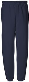 Am image of a Custom JERZEES NuBlend Sweatpants in J. Navy!