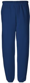 An image of a Custom JERZEES NuBlend Sweatpants in Royal!