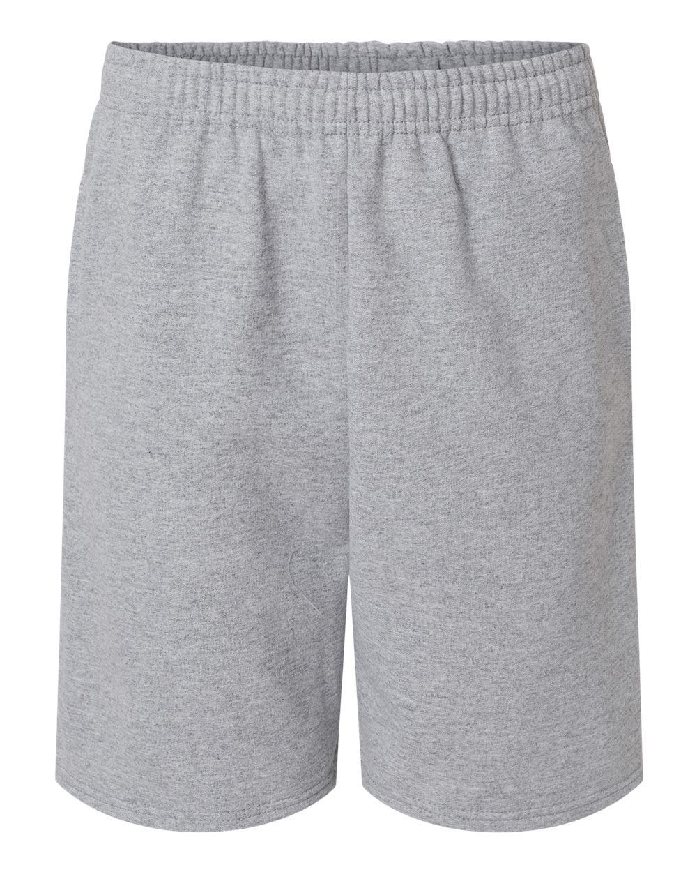 JERZEES Nublend® Fleece Shorts in Athletic Heather
