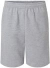 Am image of a Custom JERZEES Nublend® Fleece Shorts in Athletic Heather!