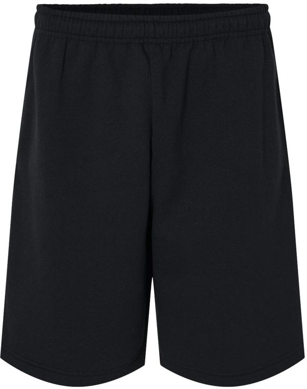 Am image of a Custom JERZEES Nublend® Fleece Shorts in Black!