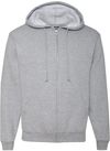 Am image of a Custom JERZEES NuBlend Full Zip Hooded Sweatshirt in Athletic Heather!