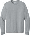 An image of a Custom Jerzees Classics Unisex Cotton Long Sleeve T shirt in Athletic Heather!