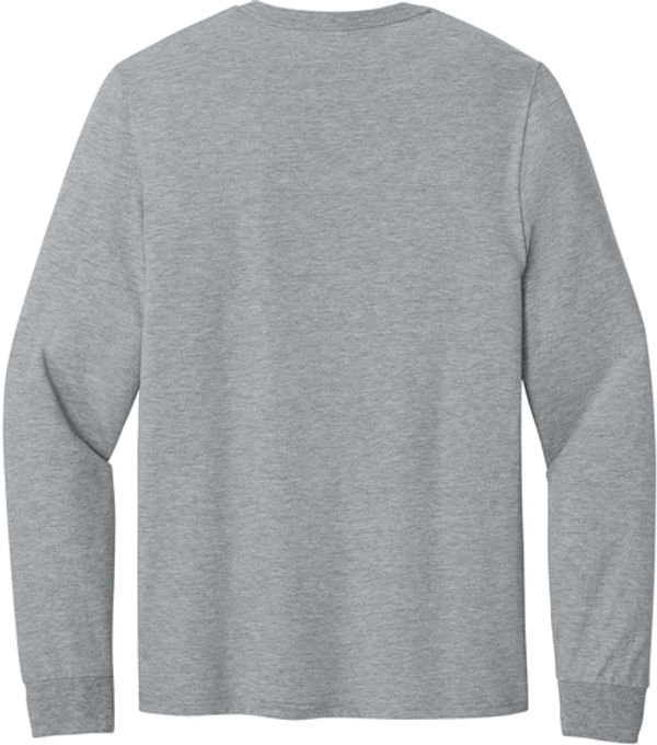 An image of a Custom Jerzees Classics Unisex Cotton Long Sleeve T shirt in Athletic Heather!