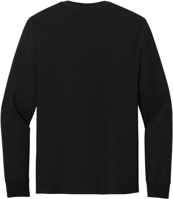 An image of a Custom Jerzees Classics Unisex Cotton Long Sleeve T shirt in Black Ink!