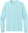 An image of a Custom Jerzees Classics Unisex Cotton Long Sleeve T shirt in Breezy Blue!