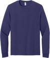 An image of a Custom Jerzees Classics Unisex Cotton Long Sleeve T shirt in Deep Purple!