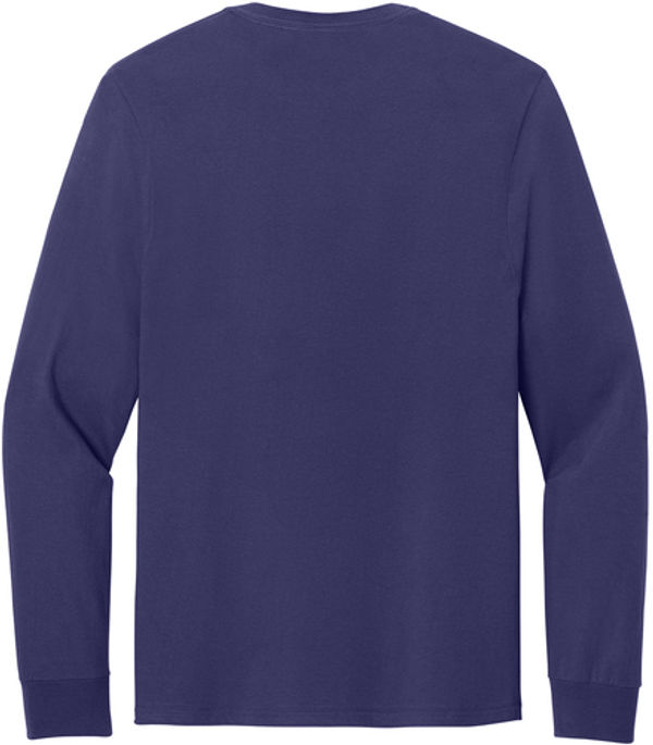 An image of a Custom Jerzees Classics Unisex Cotton Long Sleeve T shirt in Deep Purple!