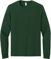 An image of a Custom Jerzees Classics Unisex Cotton Long Sleeve T shirt in Forest Green!