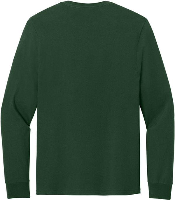 An image of a Custom Jerzees Classics Unisex Cotton Long Sleeve T shirt in Forest Green!