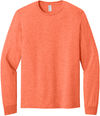 An image of a Custom Jerzees Classics Unisex Cotton Long Sleeve T shirt in Retro Heather Coral!