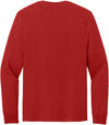 An image of a Custom Jerzees Classics Unisex Cotton Long Sleeve T shirt in True Red!