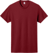 An image of a Custom JERZEES DriPower 50 50 T Shirt in Cardinal!